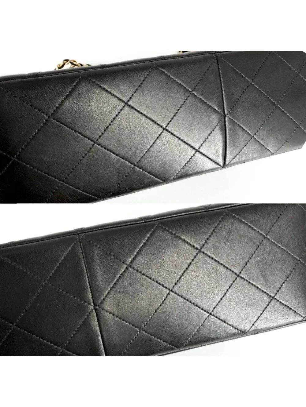 Chanel Shoulder Bag Maxi Quilted CC Logo Double Chain Crossbody Turnlock